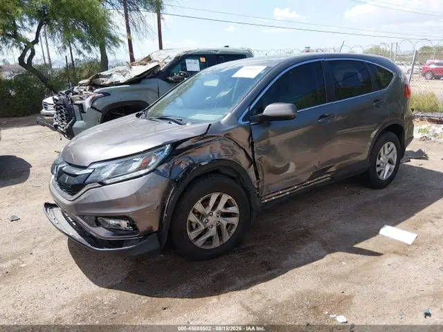 2015 Honda CR-V EX VIN 5J6RM4H58FL009937 фото 2