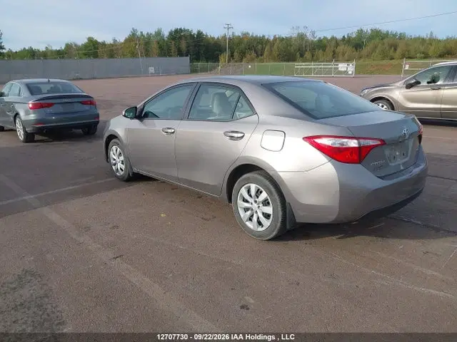 2015 Toyota COROLLA LE VIN 2T1BURHEXFC329644 фото 3