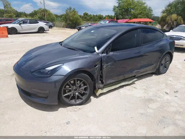 2023 Tesla Model 3 Long Range Dual Motor All-wheel Drive VIN 5YJ3E1EB0PF465484 фото 2