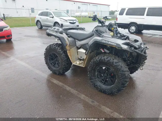 3JBLKAX41PJ001742 — 2023 Can-am Outlander Xt 1000r/xt-p 1000R, Передняя часть, фото до ремонта