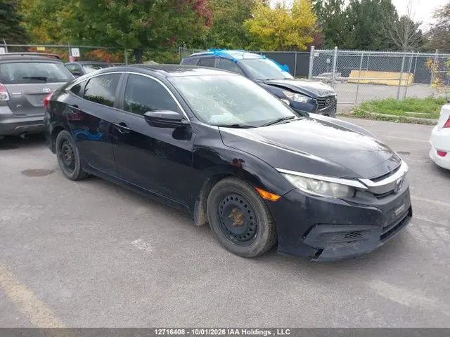 2HGFC2F53GH007838 — 2016 Honda Civic LX, Front, фото до ремонта