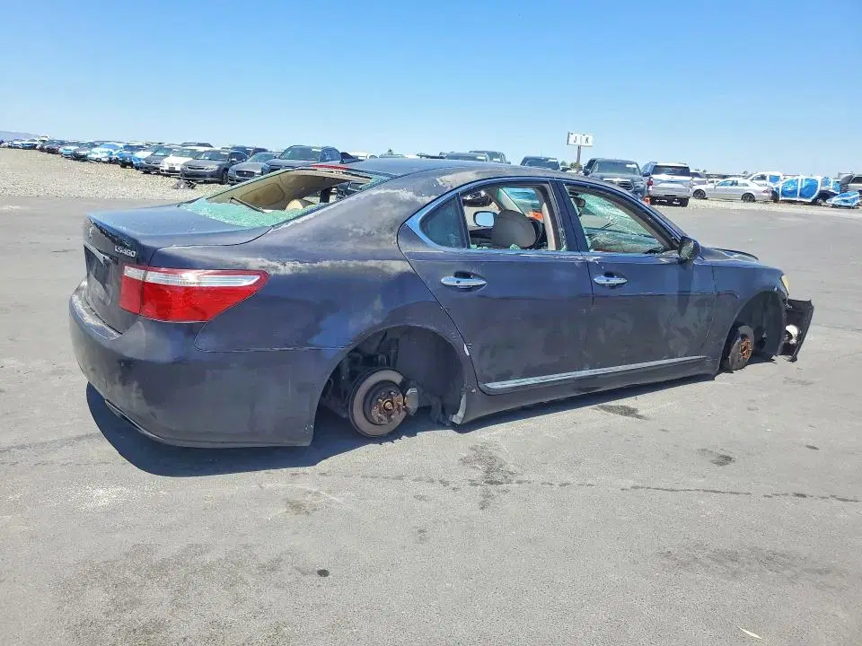 2007 LEXUS LS VIN JTHBL46F975015692 фото 4