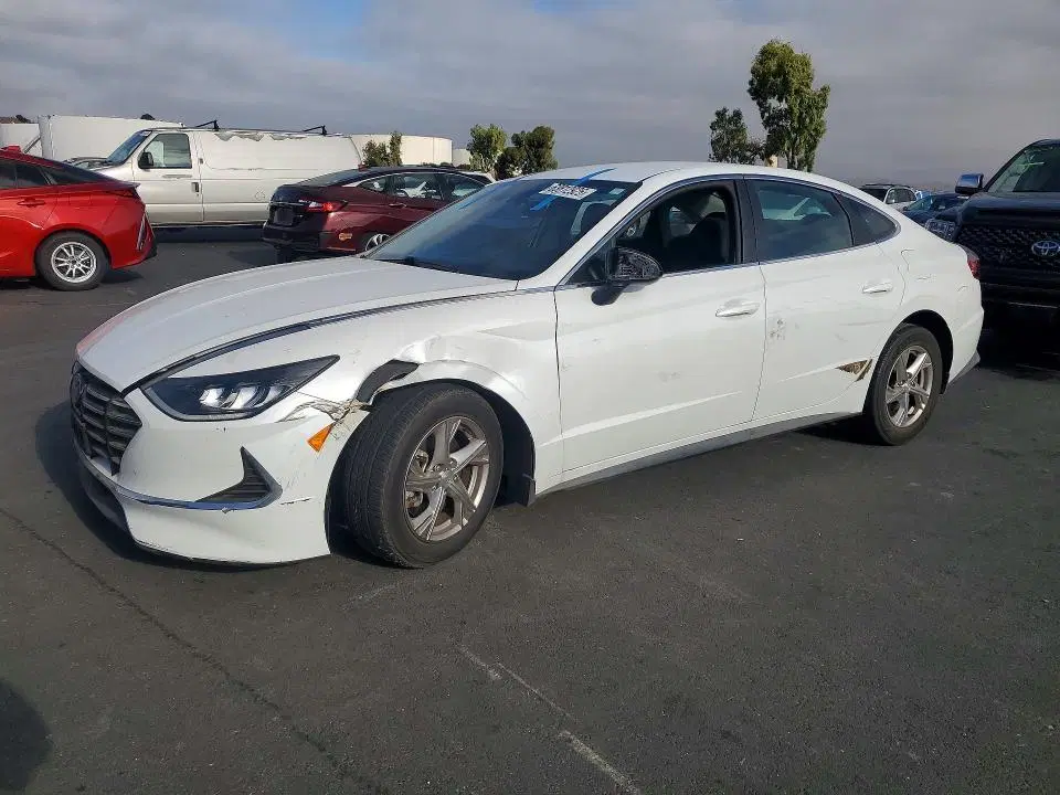 5NPEG4JA1MH097346 — 2021 Hyundai Sonata, Передняя часть (Front End), фото до ремонта