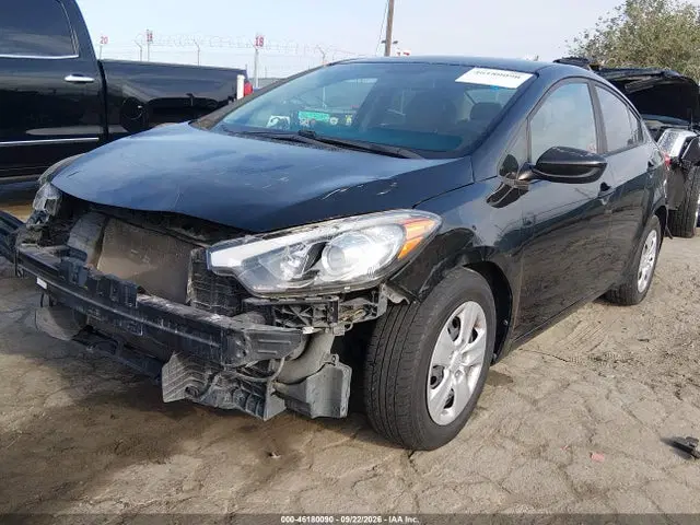 2016 KIA FORTE LX VIN KNAFK4A63G5595001 фото 2