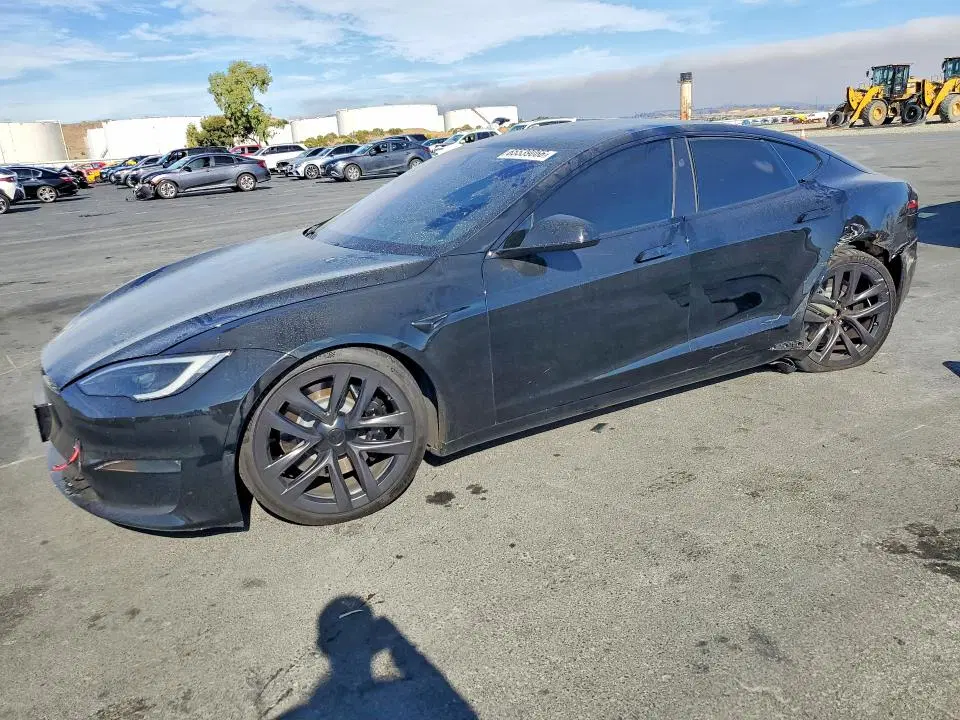 5YJSA1E53RF539291 — 2024 Tesla Model S, Задняя часть, фото до ремонта