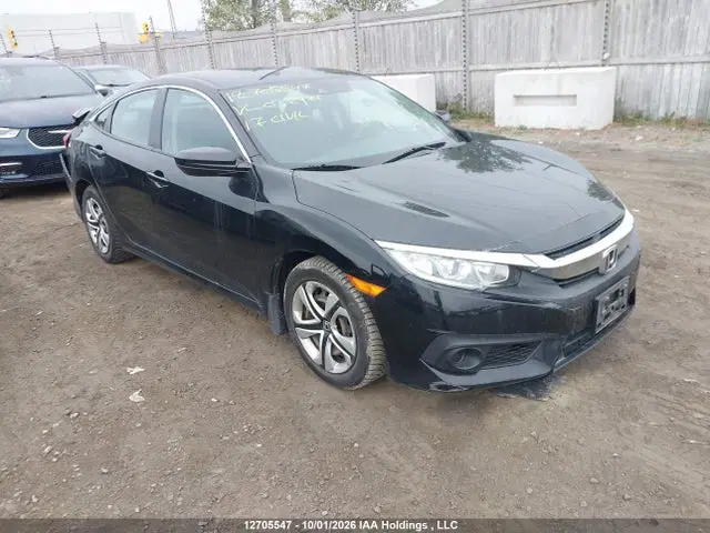2HGFC2F63HH032927 — 2017 Honda Civic LX, Rear, фото до ремонта