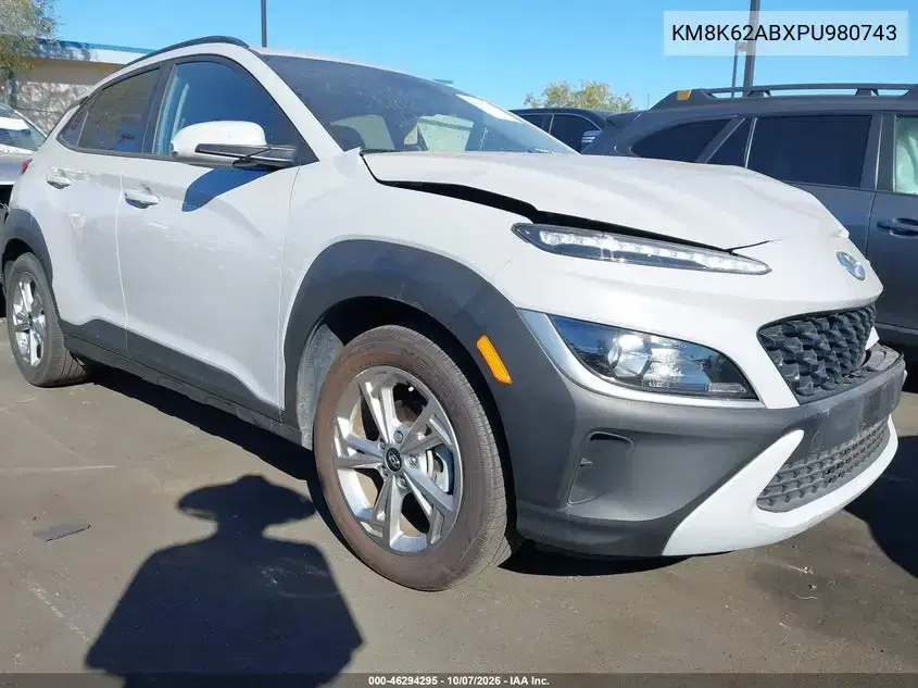 2023 Hyundai Kona Sel VIN KM8K62ABXPU980743 фото 2