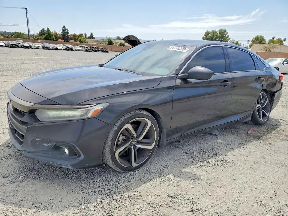 1HGCV1F36MA076457 — 2021 Honda Accord, Задняя часть, фото до ремонта