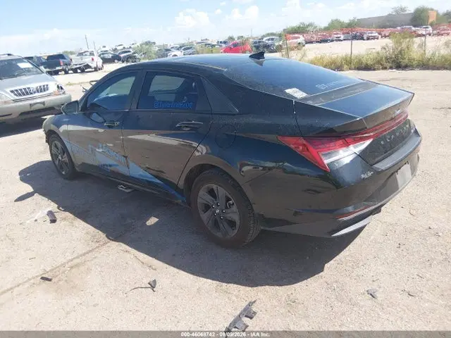 2023 Hyundai Elantra Hybrid Blue VIN KMHLM4AJ2PU051952 фото 3