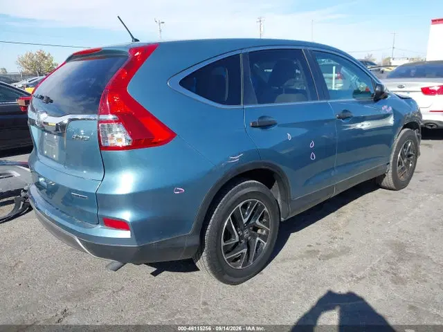 2016 Honda CR-V SE VIN 5J6RM4H49GL085627 фото 4