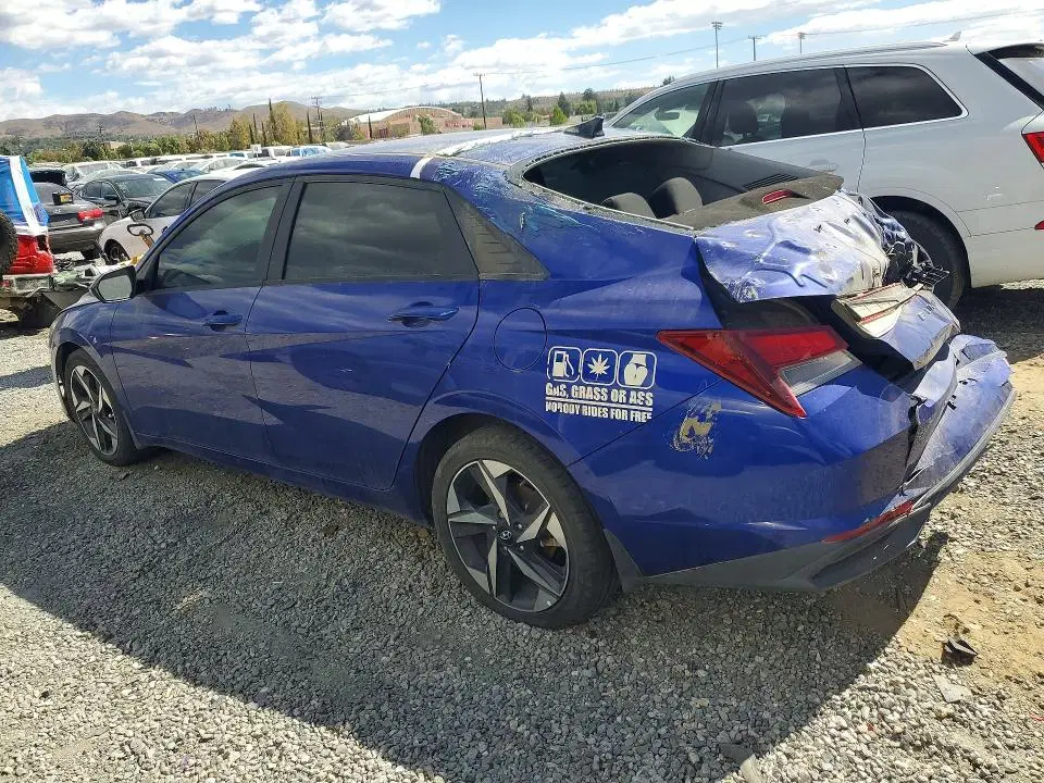 2023 HYUNDAI ELANTRA VIN KMHLS4AGXPU483019 фото 2