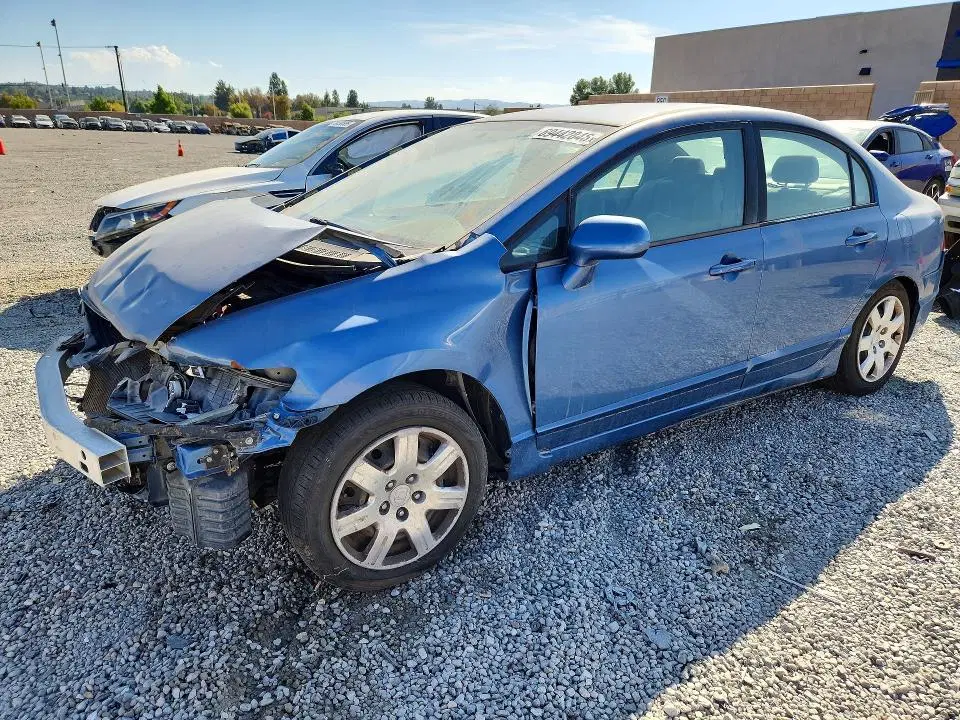 1HGFA16526L065411 — 2006 Honda Civic, FRONT END, фото до ремонта