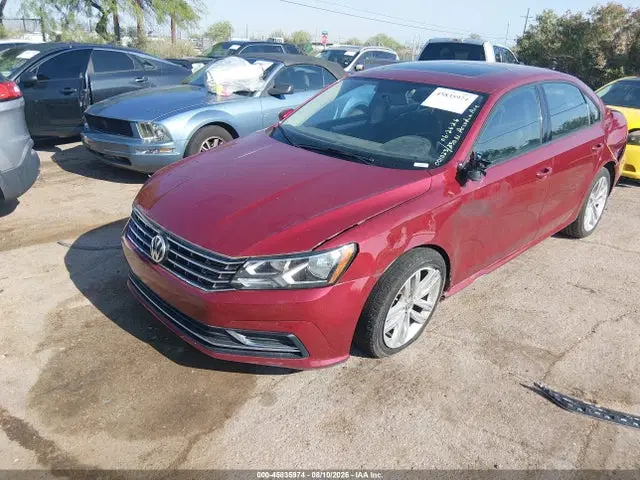 2019 Volkswagen Passat 2.0t Wolfsburg Edition VIN 1VWLA7A31KC001023 фото 2