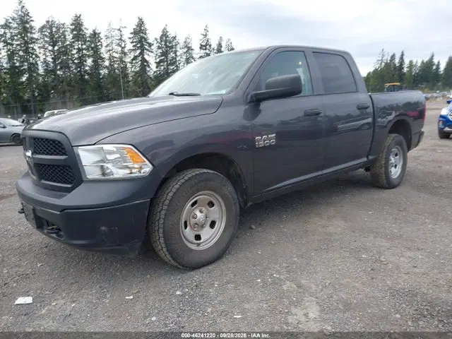 2018 RAM 1500 Tradesman 4x4 5'7 Box VIN 1C6RR7KG1JS294196 фото 2