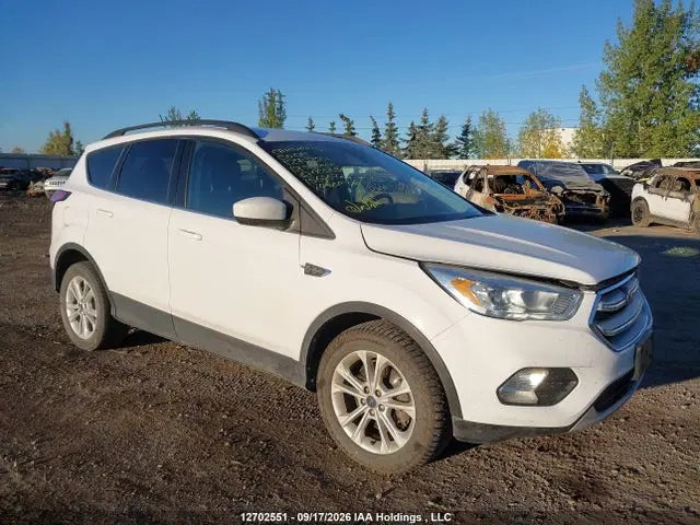 1FMCU9HD1JUA05839 — 2018 Ford Escape SEL, Передняя часть слева (Left Front), фото до ремонта