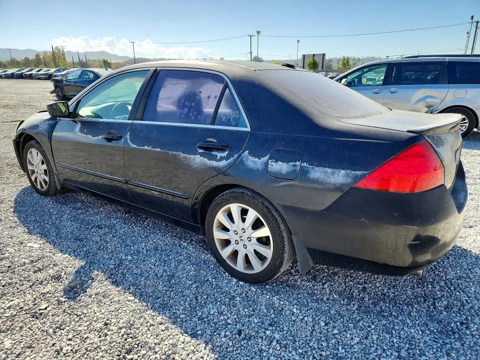 2007 HONDA ACCORD VIN 1HGCM66597A071100 фото 2