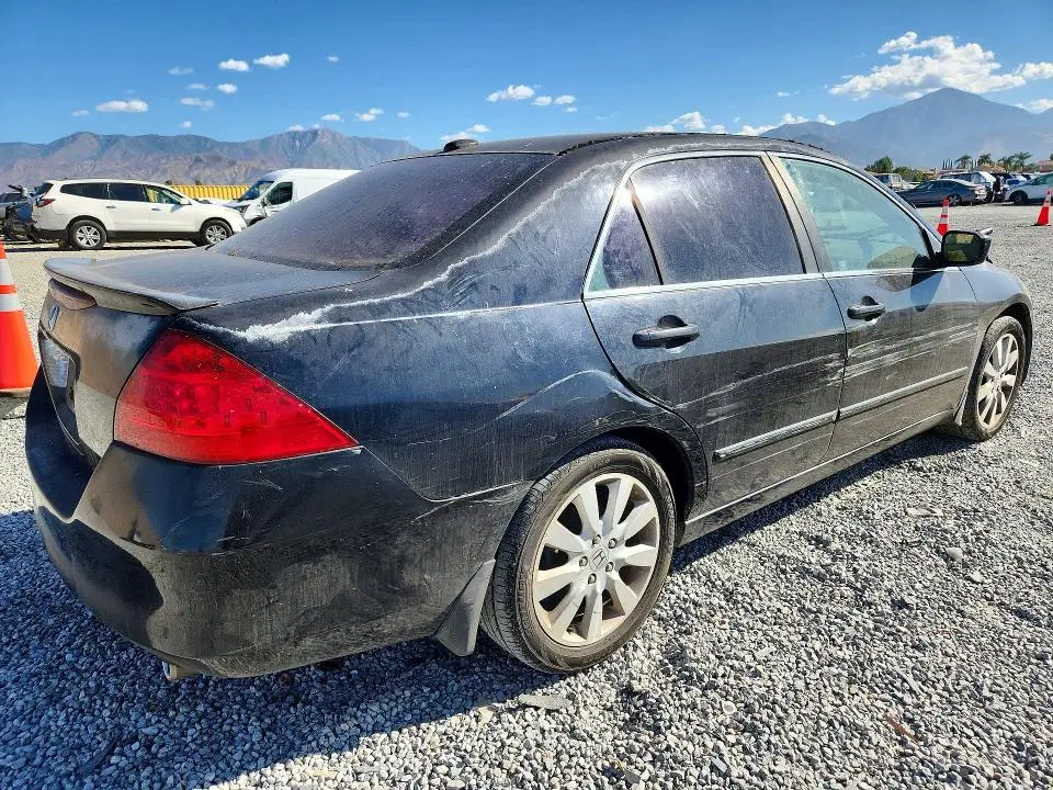 2007 HONDA ACCORD VIN 1HGCM66597A071100 фото 3