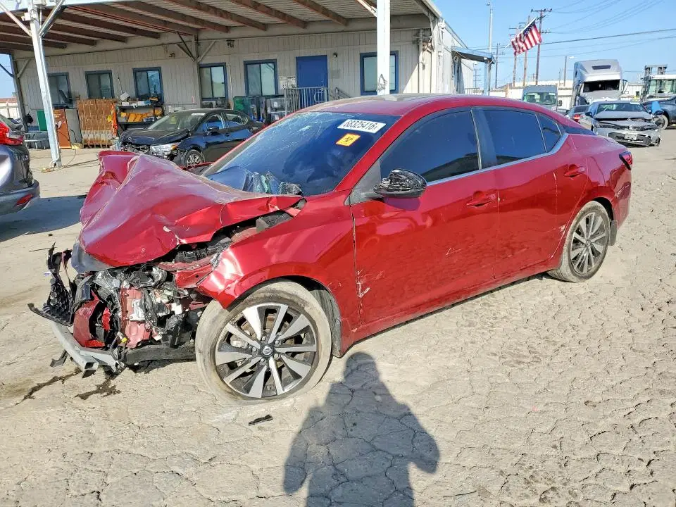 3N1AB8CV3NY301706 — 2022 Nissan Sentra, Front End, фото до ремонта