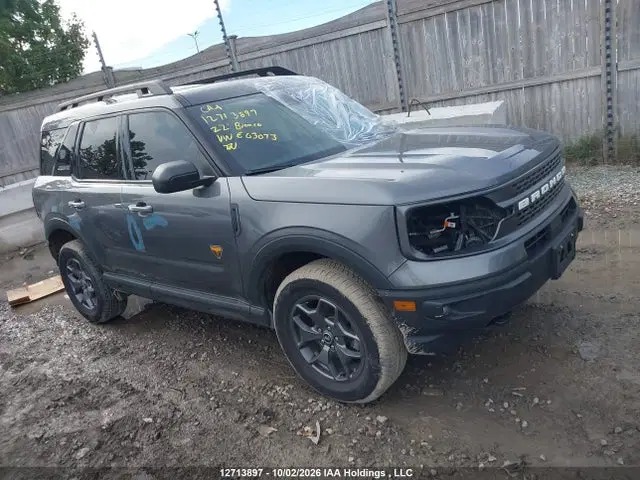 3FMCR9D99NRE03073 — 2022 Ford Bronco Sport Badlands, Передняя часть (Front), фото до ремонта