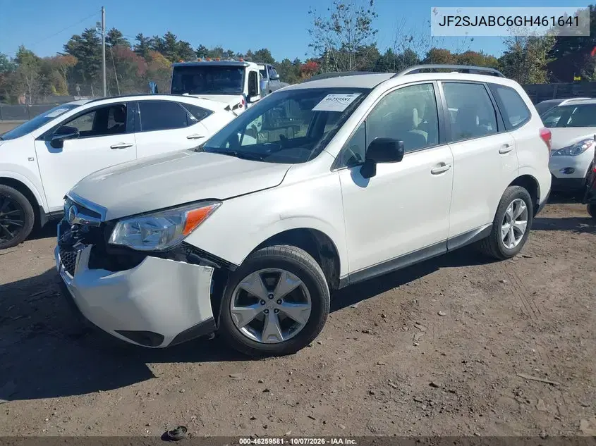 2016 Subaru Forester 2.5I VIN JF2SJABC6GH461641 фото 3