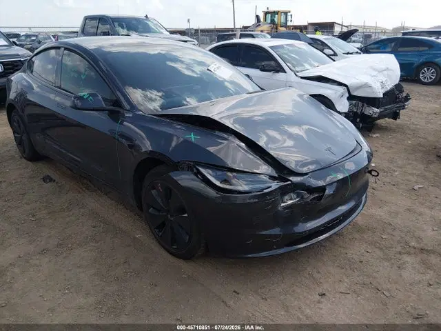 5YJ3E1EA8TF191016 — 2026 Tesla Model 3 Premium Rear-Wheel Drive/Rear-Wheel Drive, Передняя часть (Front End), фото до ремонта