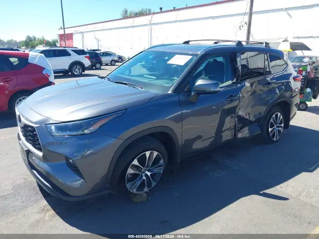 2021 Toyota Highlander Xle VIN 5TDGZRBH9MS557956 фото 2