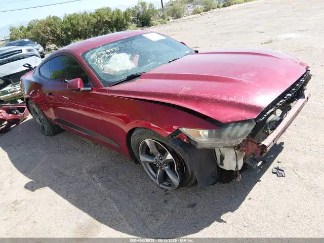 1FA6P8AM1G5323062 — 2016 Ford Mustang V6, Передняя часть (Front End), фото до ремонта