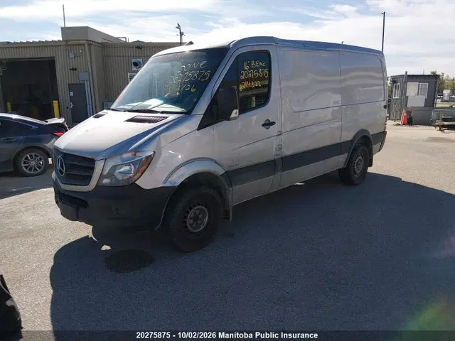 2016 Mercedes Benz Sprinter 2500 Wb 144 Cargo Van VIN WD3BE7DD0GP214322 фото 2