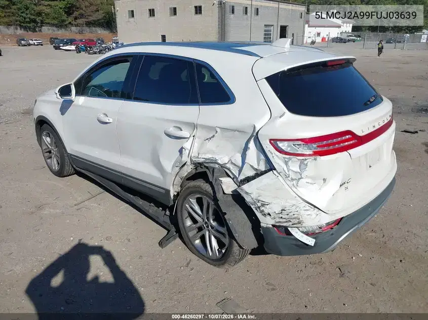 2015 Lincoln Mkc VIN 5LMCJ2A99FUJ03639 фото 4