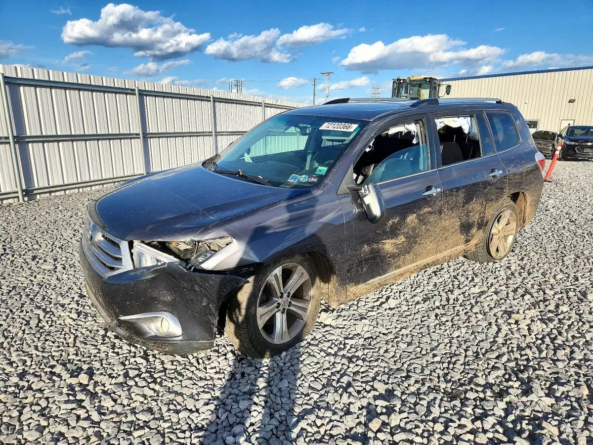 5TDDK3EH7BS059848 — 2011 Toyota Highlander, Передняя часть, фото до ремонта