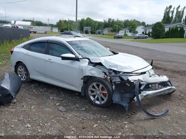 2HGFC2F82KH014511 — 2019 Honda Civic Sport, Front, фото до ремонта
