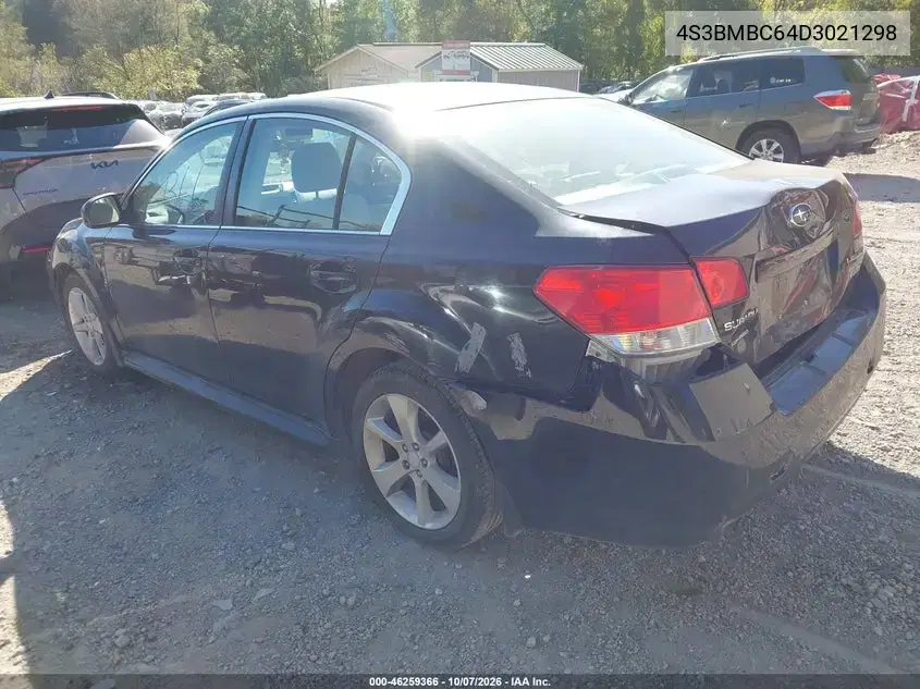 2013 Subaru Legacy 2.5I Premium VIN 4S3BMBC64D3021298 фото 4