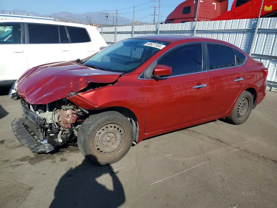 3N1AB7AP2HY238052 — 2017 Nissan Sentra, FRONT END, фото до ремонта