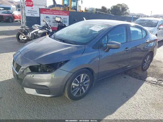 2021 Nissan Versa Sv Xtronic Cvt VIN 3N1CN8EV3ML917592 фото 2