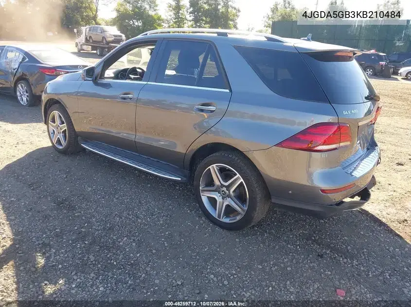 2019 Mercedes-Benz Gle 400 4Matic VIN 4JGDA5GB3KB210484 фото 4