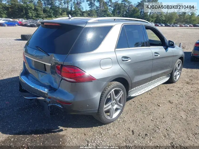 2019 Mercedes-Benz Gle 400 4Matic VIN 4JGDA5GB3KB210484 фото 5