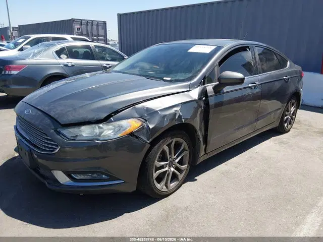 2017 Ford FUSION S VIN 3FA6P0G72HR343211 фото 2