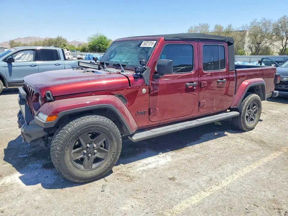 1C6HJTAGXML573755 — 2021 Jeep Gladiator, Front End, фото до ремонта