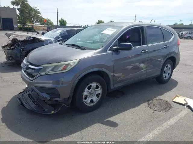 2015 Honda CR-V LX VIN 3CZRM3H31FG704928 фото 2