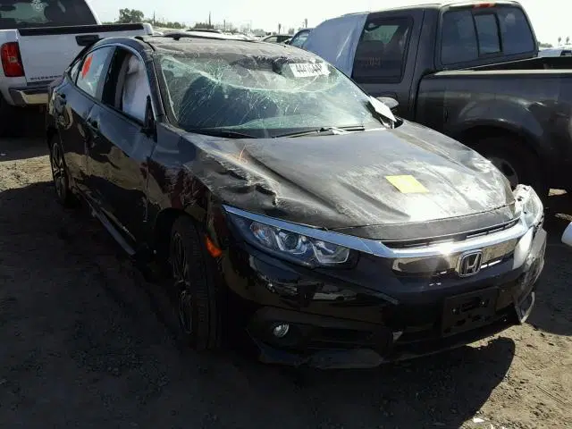2HGFC1F32JH640962 — 2018 Honda Civic EX, Передняя часть, фото до ремонта