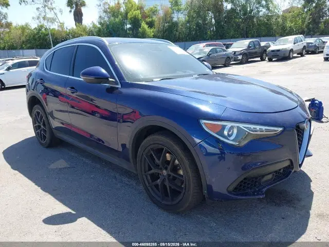 ZASFAKAN7J7B85550 — 2018 Alfa Romeo Stelvio Awd, Left Side, фото до ремонта