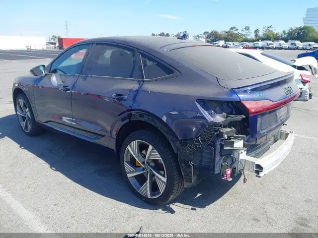 2022 Audi E-tron Sportback Prestige S Line Quattro VIN WA13AAGE7NB035755 фото 3