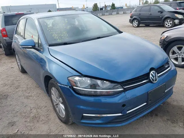 3VWG57AU7LM014373 — 2020 Volkswagen GOLF, Передняя часть (Front), фото до ремонта