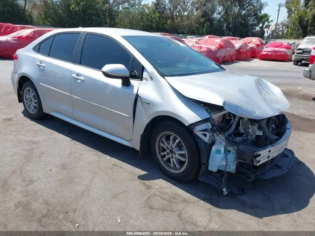 JTDEBRBE8LJ029791 — 2020 Toyota Corolla Hybrid LE, Передняя часть, фото до ремонта
