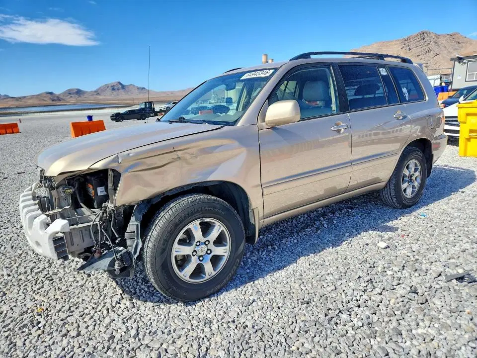 JTEGP21A340038062 — 2004 Toyota Highlander, Передняя часть (Front End), фото до ремонта