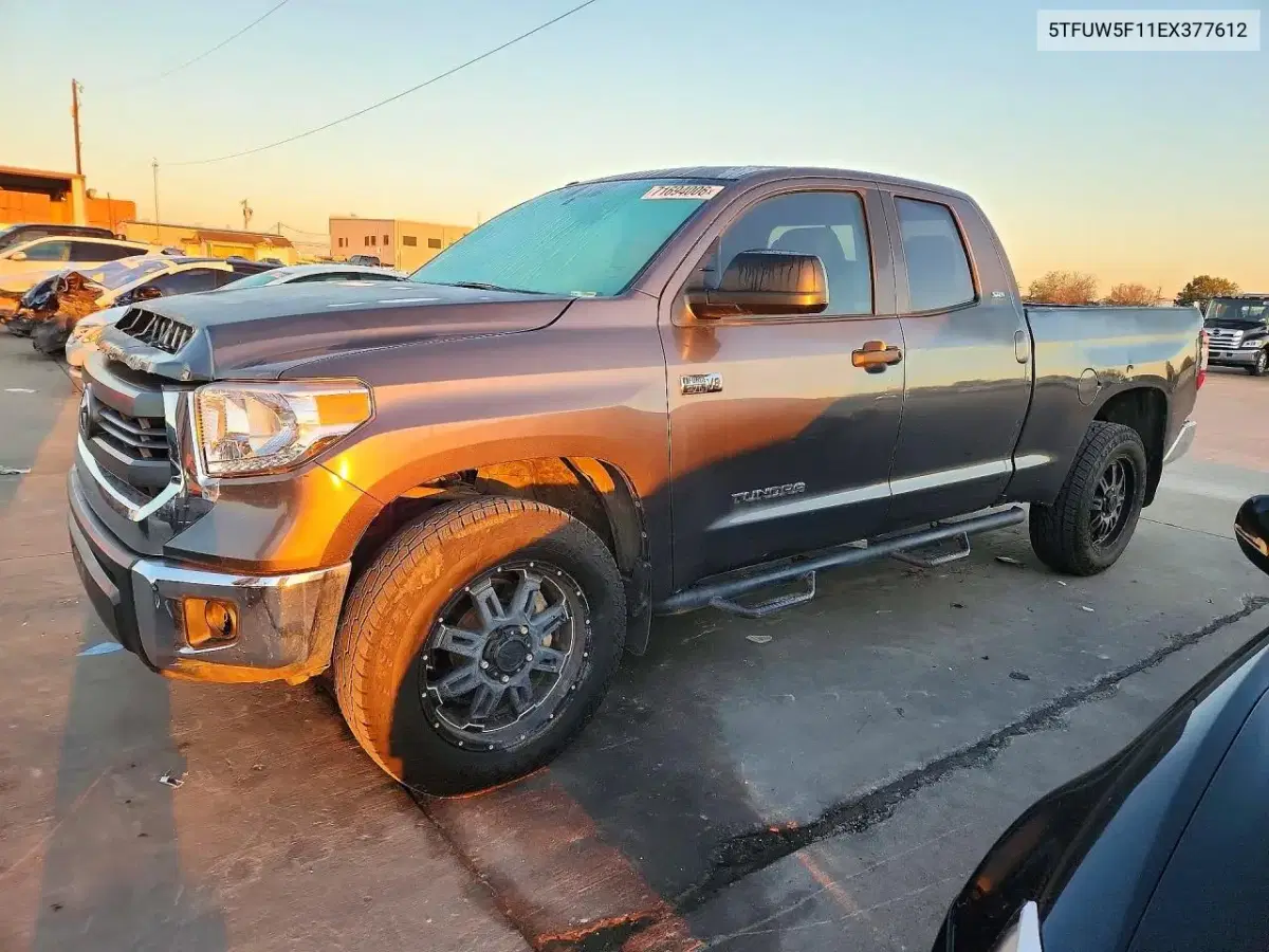 5TFUW5F11EX377612 — 2014 Toyota Tundra, Сторона, фото до ремонта