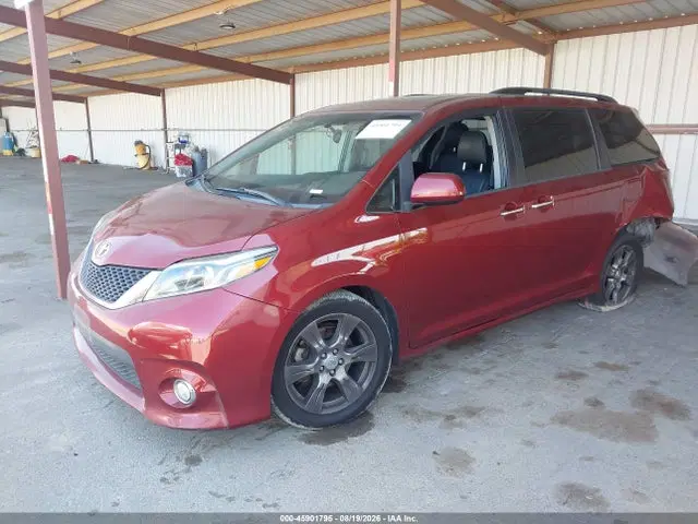 2017 Toyota Sienna Se 8 Passenger VIN 5TDXZ3DC9HS876701 фото 2
