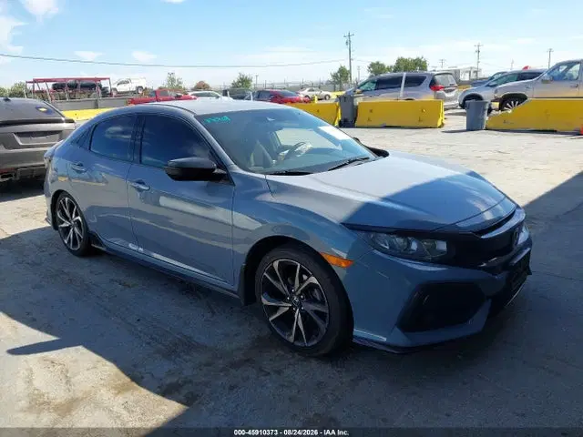 SHHFK7H44KU405351 — 2019 Honda Civic Sport, Left Rear, фото до ремонта