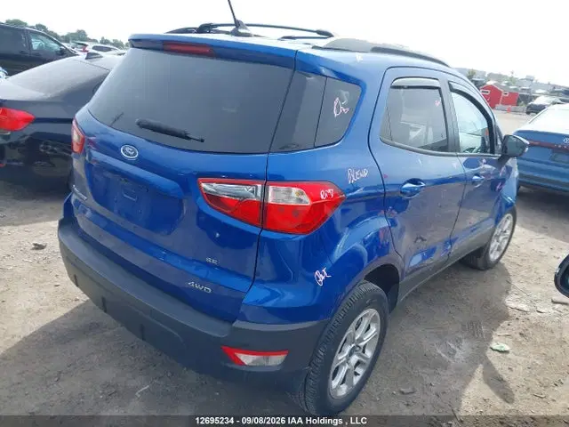 2022 Ford Ecosport Se VIN MAJ6S3GL0NC472927 фото 4