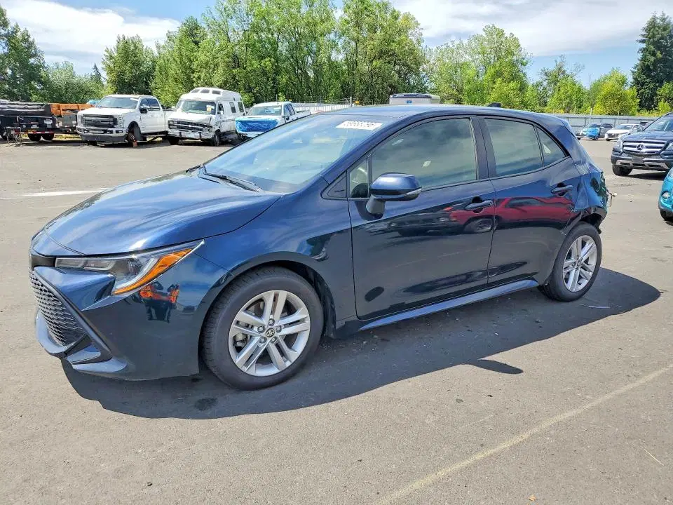 JTND4MBE9M3125973 — 2021 Toyota Corolla Hatchback, Задняя часть (Rear End), фото до ремонта